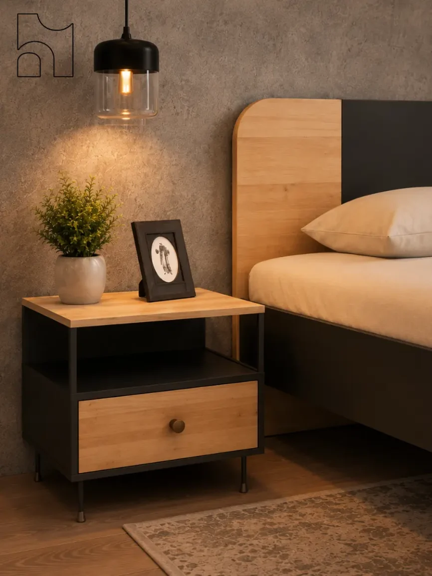 Vibrant King Size Bed Set perfect for bedroom cozy vibes.