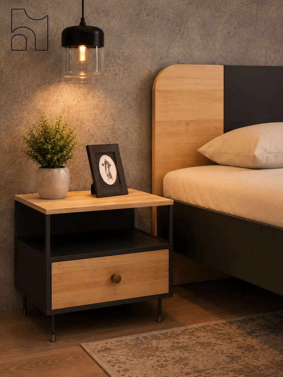 Vibrant King Size Bed Set perfect for bedroom cozy vibes.