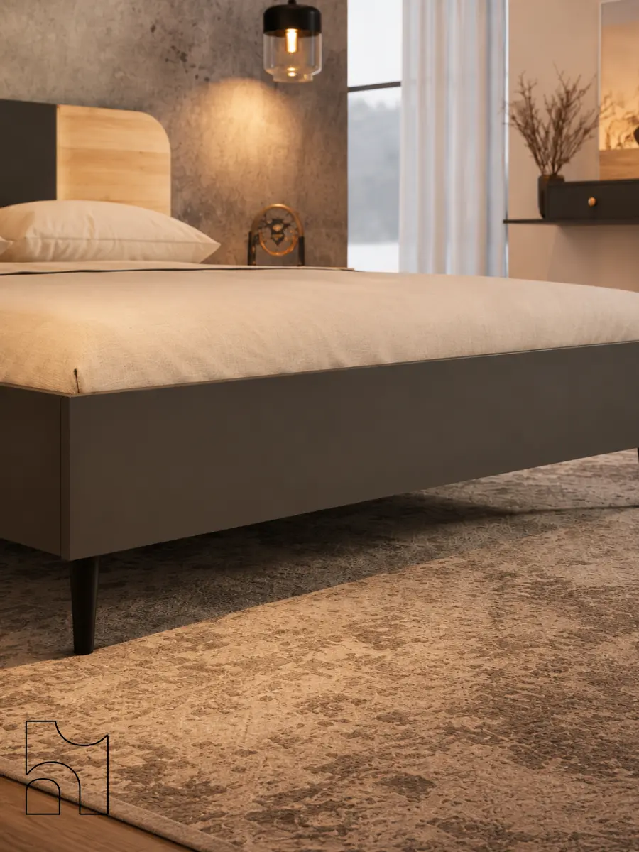 Vibrant King Size Bed Set