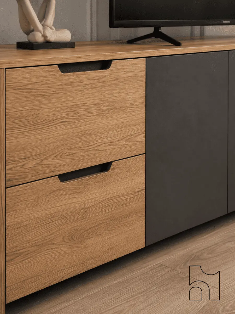 TV Stands Consoles for living room with spacious entertainment surface