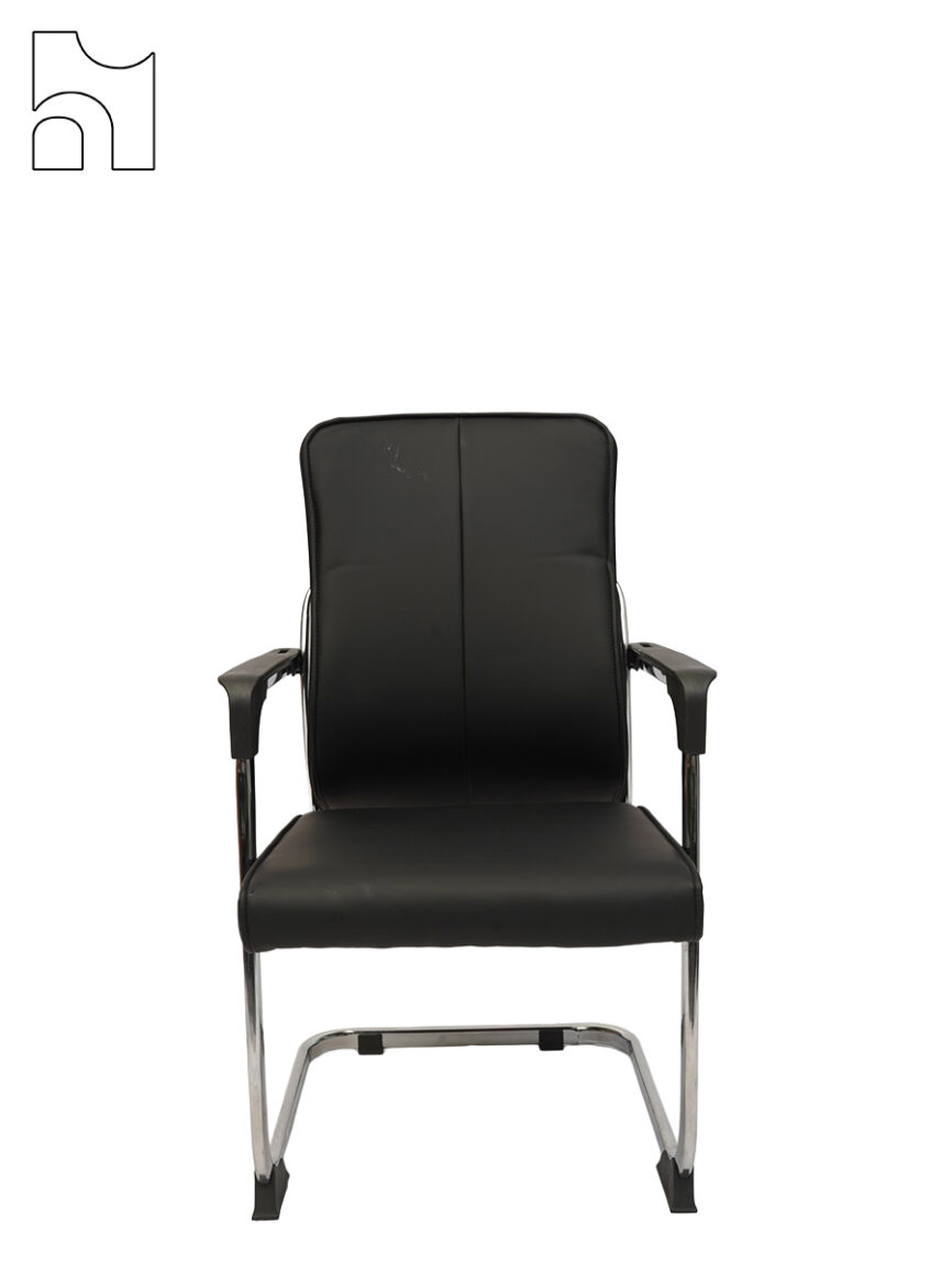 Dimensions: Approx. W55cm × D60cm × H90cm Frame: Powder-coated or chrome metal Upholstery: Black PU leather (easy to clean and maintain) Weight Capacity: Up to 120 kg Assembly: Minimal assembly required Warranty: 1-year structural warranty