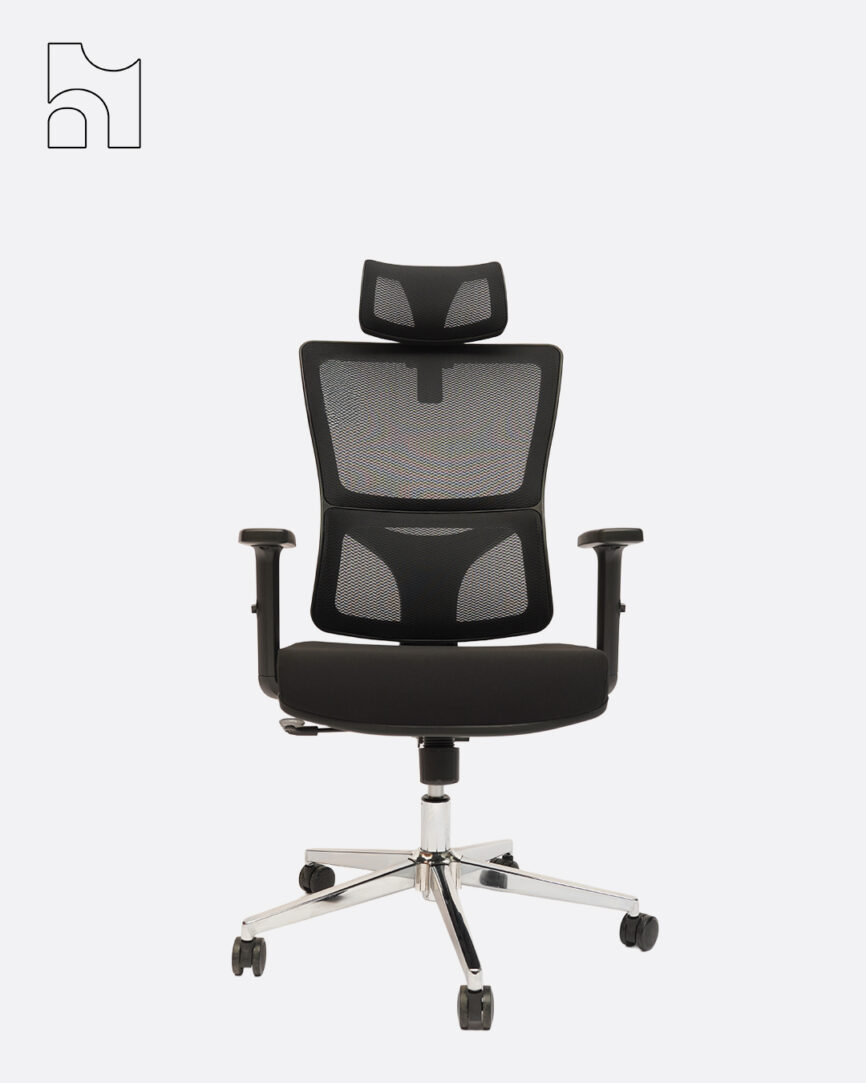 AeroForm Ergonomic Chair – High Back Mesh Executive Chair with Headrest