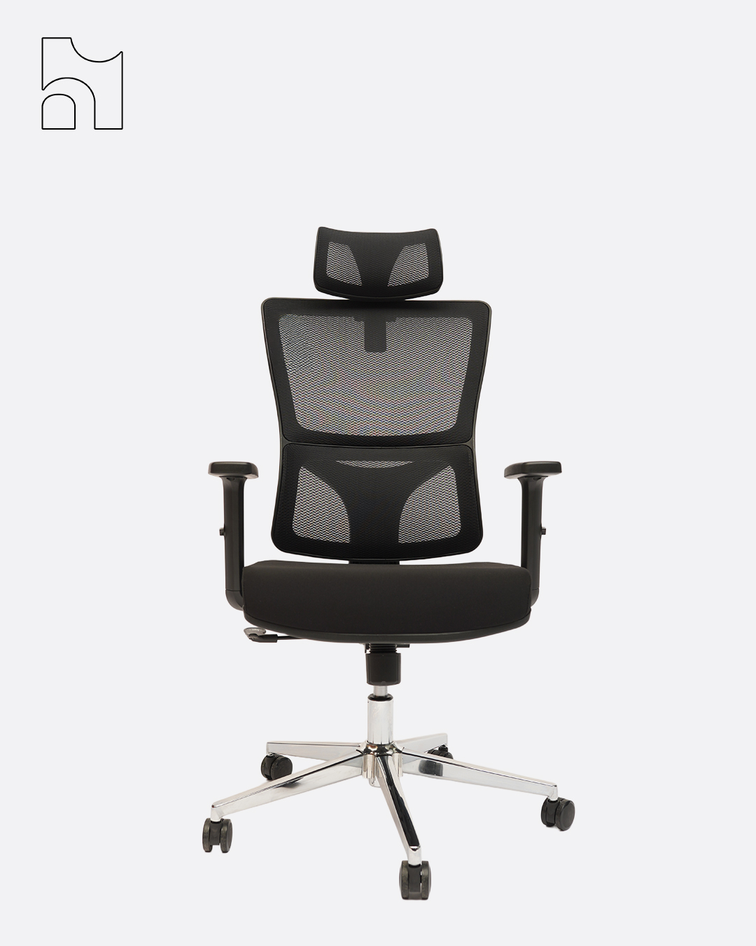 AeroForm Ergonomic Chair – High Back Mesh Executive Chair with Headrest