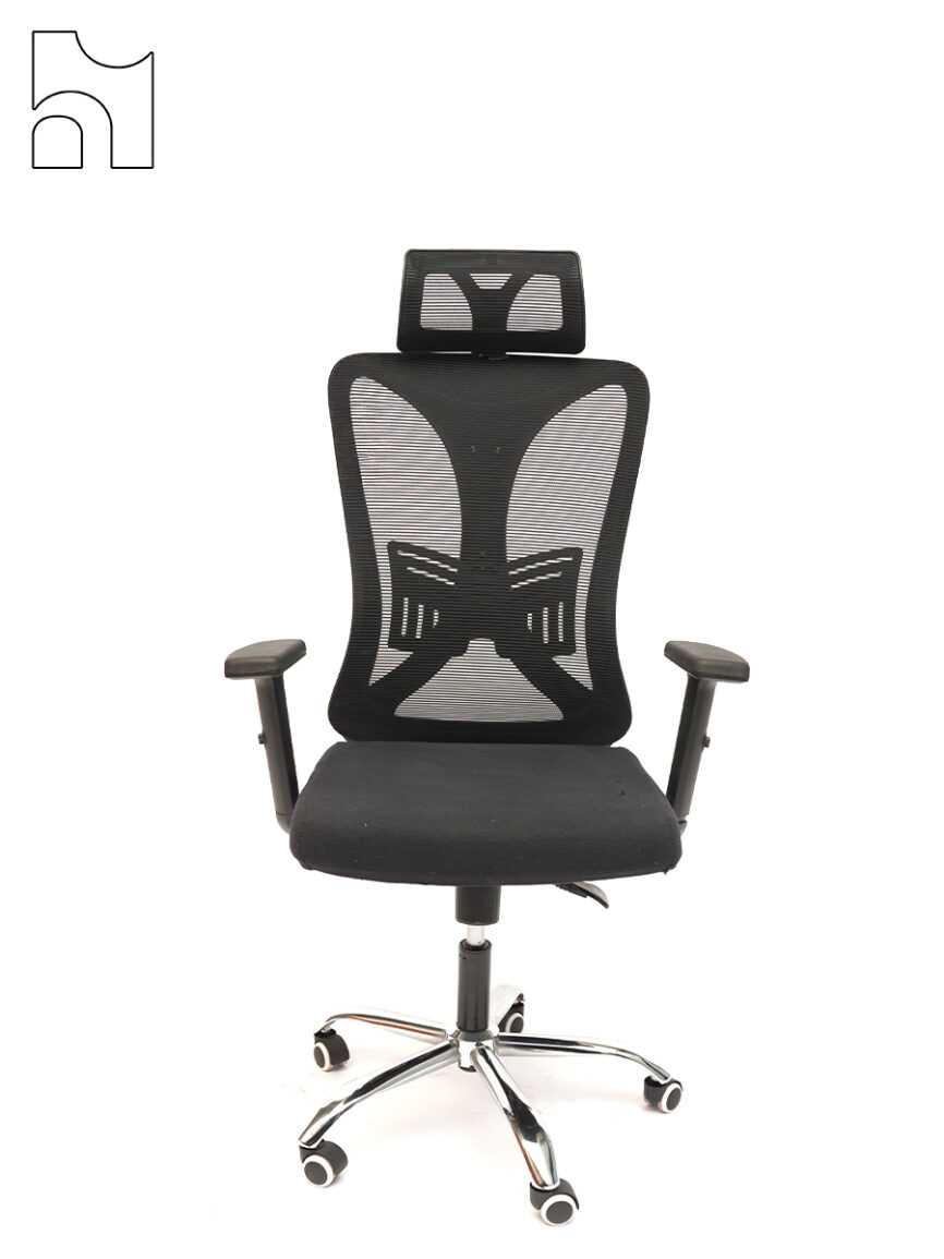 ErgoThrone Mesh Chair – Precision Support with Chrome Detailing