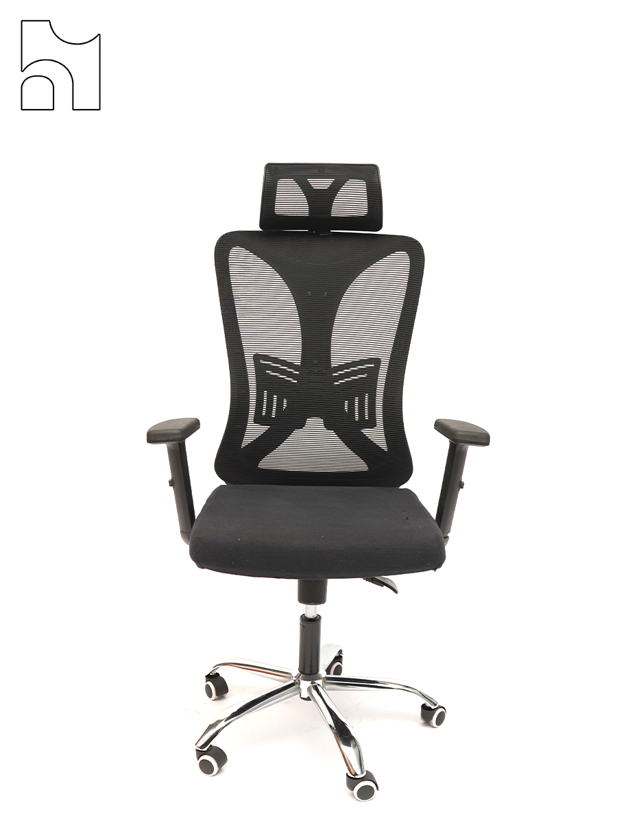 ErgoThrone Mesh Chair – Precision Support with Chrome Detailing