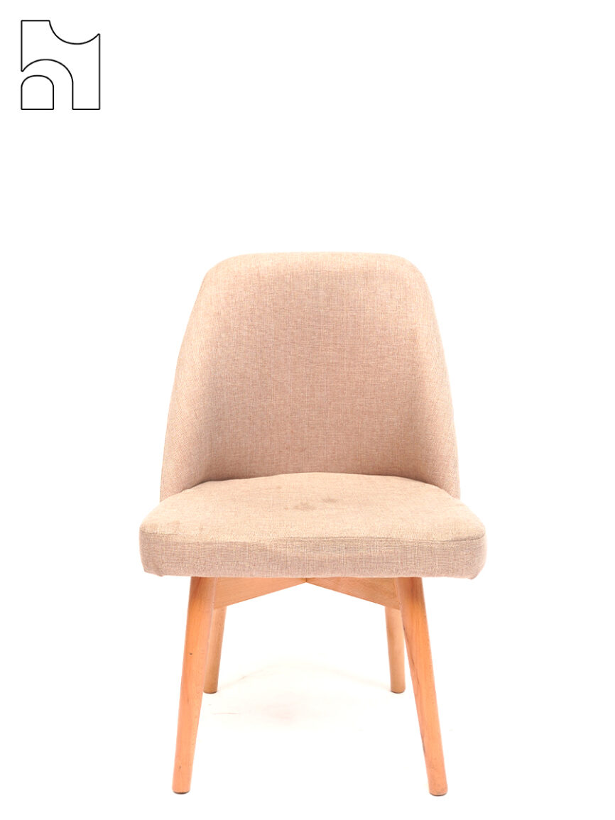 Nordic Fabric Lounge Chair – Scandinavian Comfort & Style