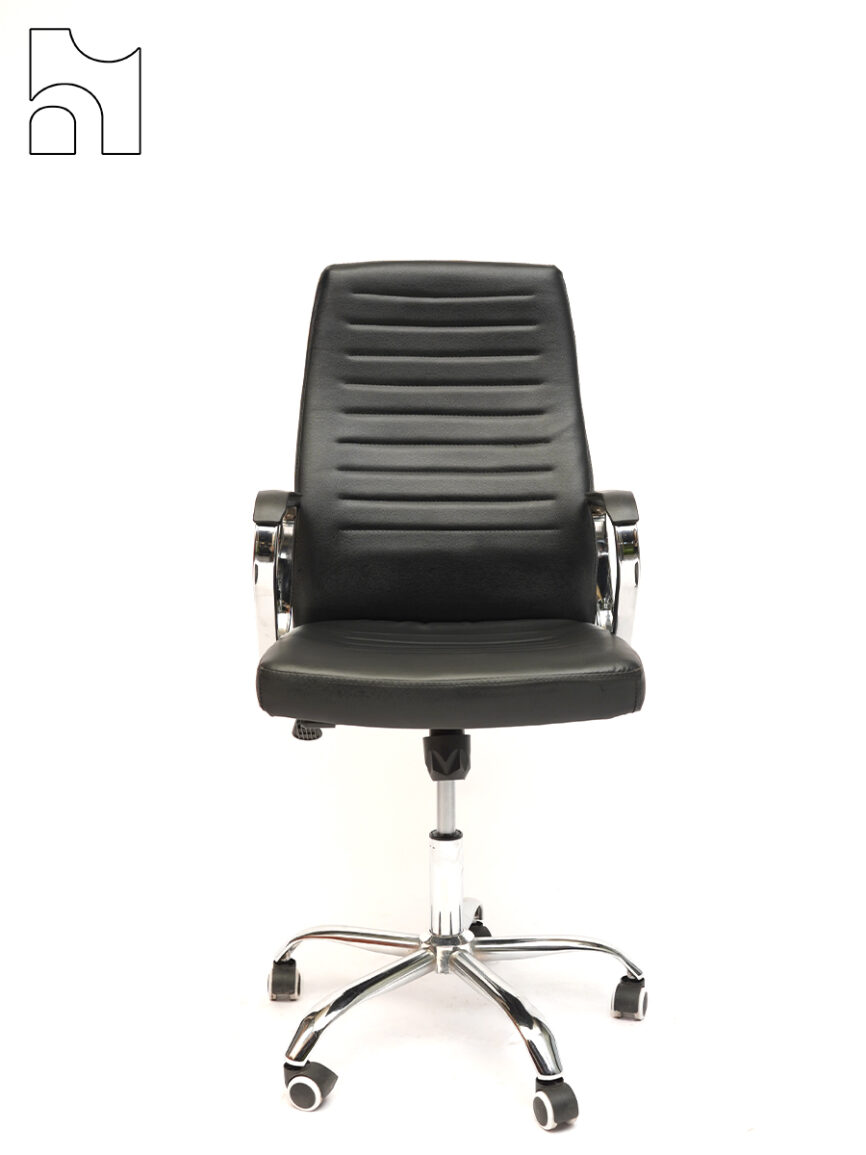 Strato Leatherette Midback Chair – Sleek & Supportive Office Seating