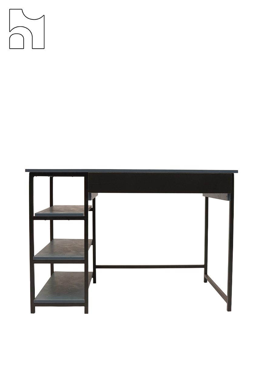 IronEdge Study Desk – Industrial Strength with Functional Style