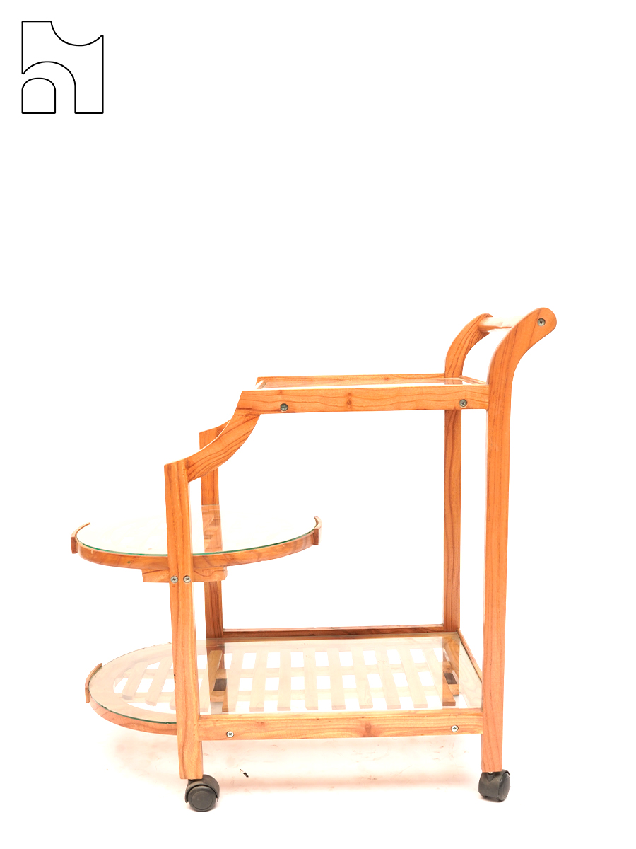 AmberWheel Bar Trolley - Image 2
