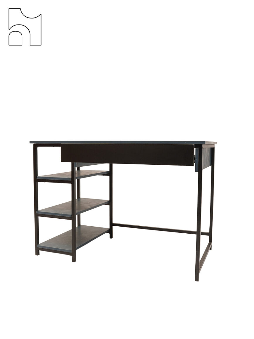 IronEdge Study Desk – Industrial Strength with Functional Style
