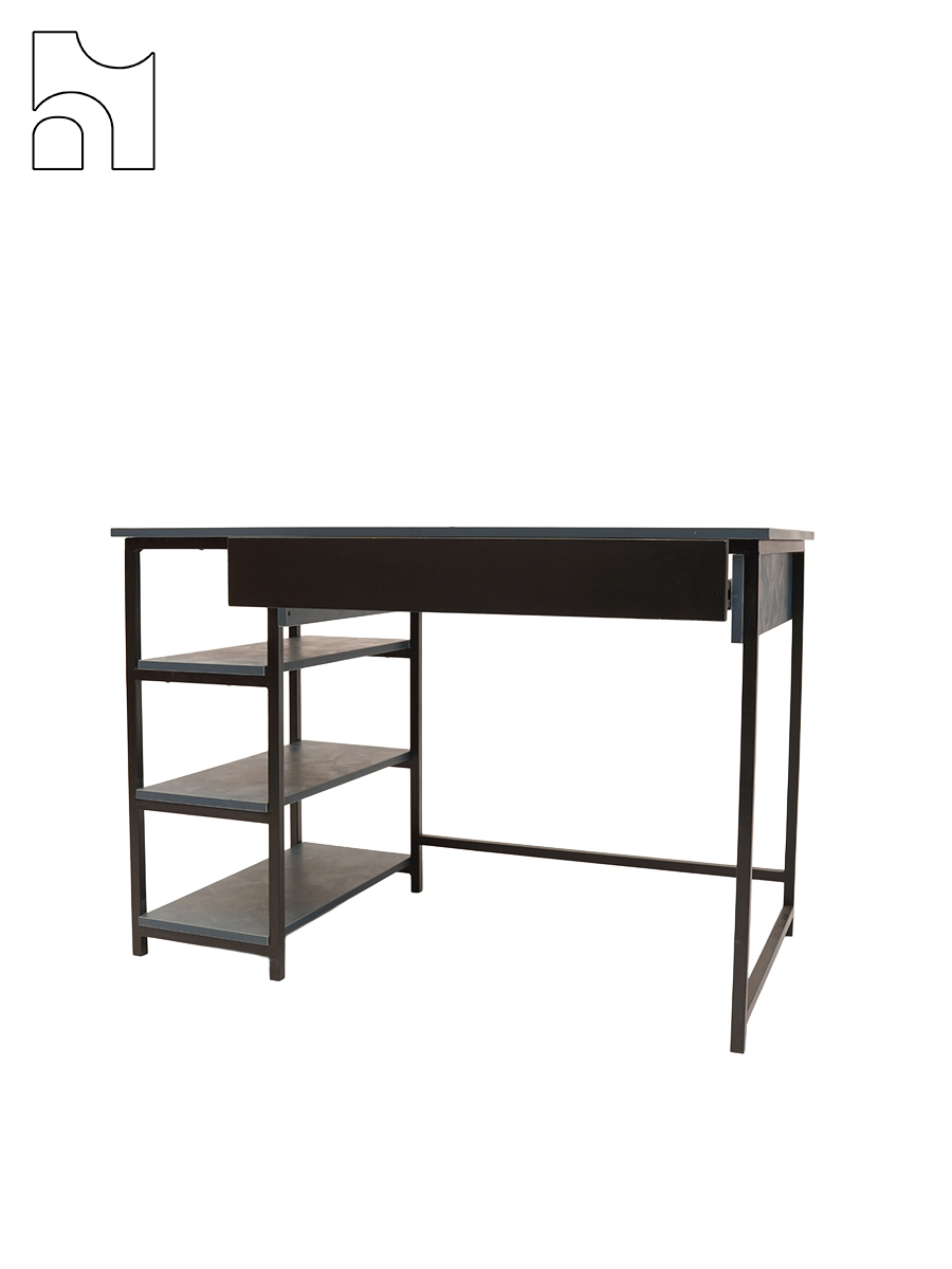 IronEdge Study Desk – Industrial Strength with Functional Style