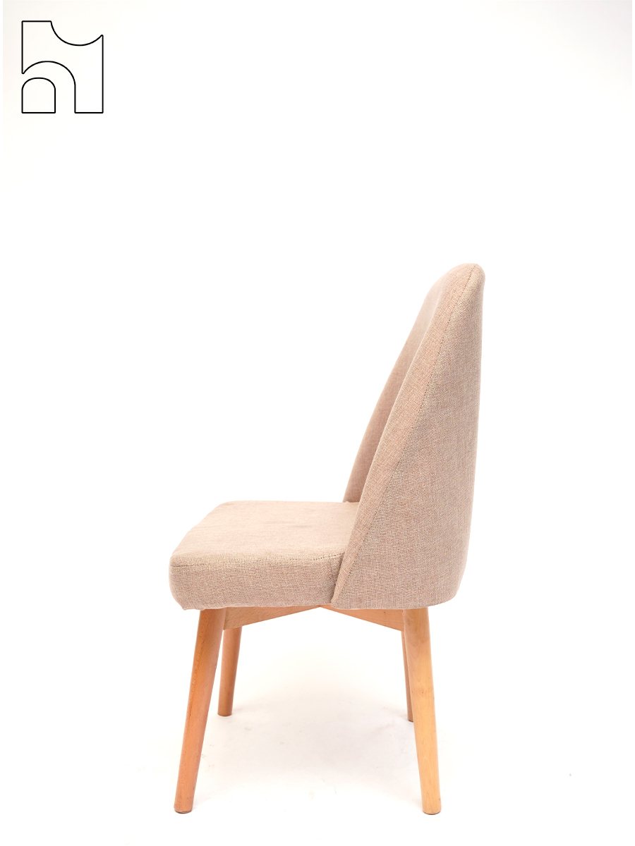 Nordic Fabric Lounge Chair - Image 3