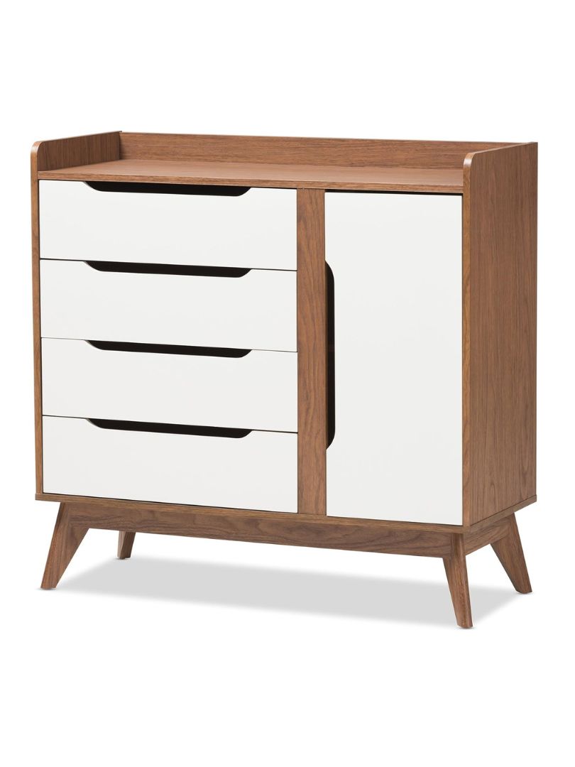4 Drawers Shoe Rack with Storage Cabinet - Image 4