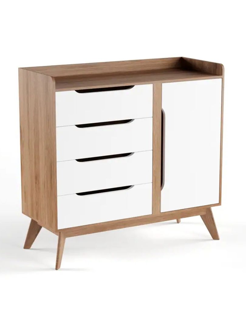 4 Drawers Shoe Rack with Storage Cabinet - Image 6