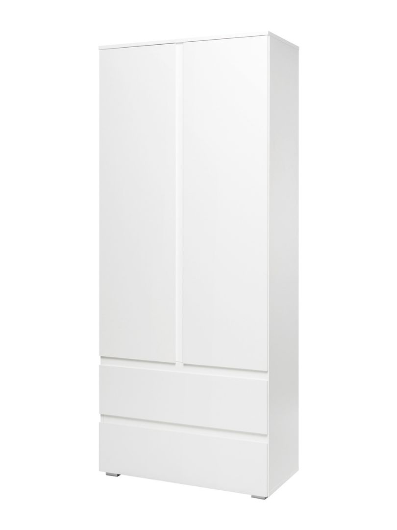 Handle-less Design 2 Doors Wardrobe with 2 Drawers - Image 4