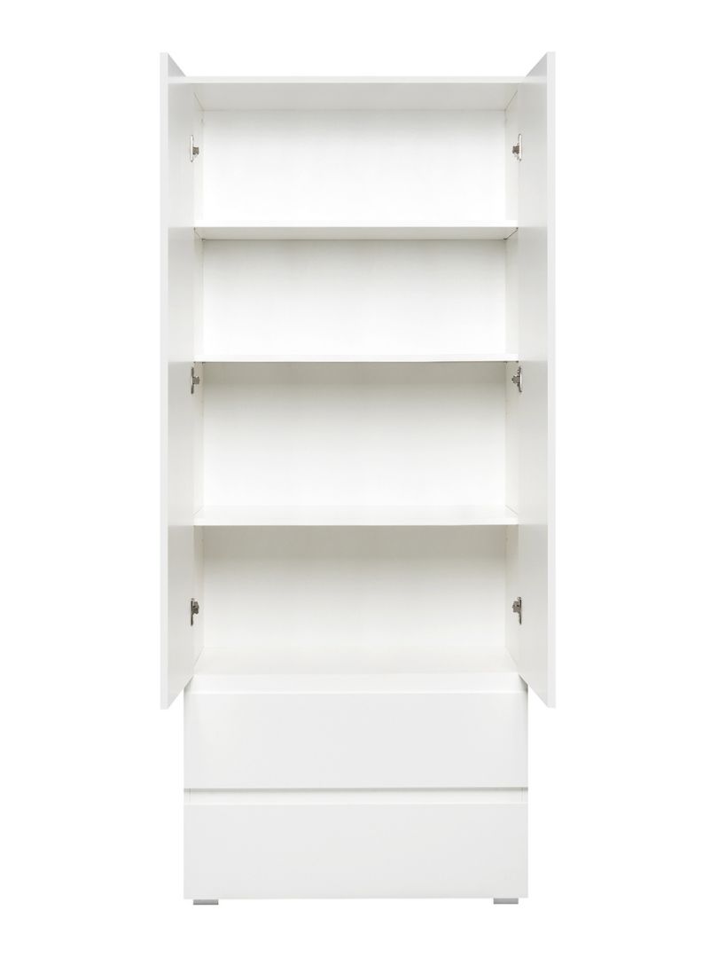 Handle-less Design 2 Doors Wardrobe with 2 Drawers - Image 5