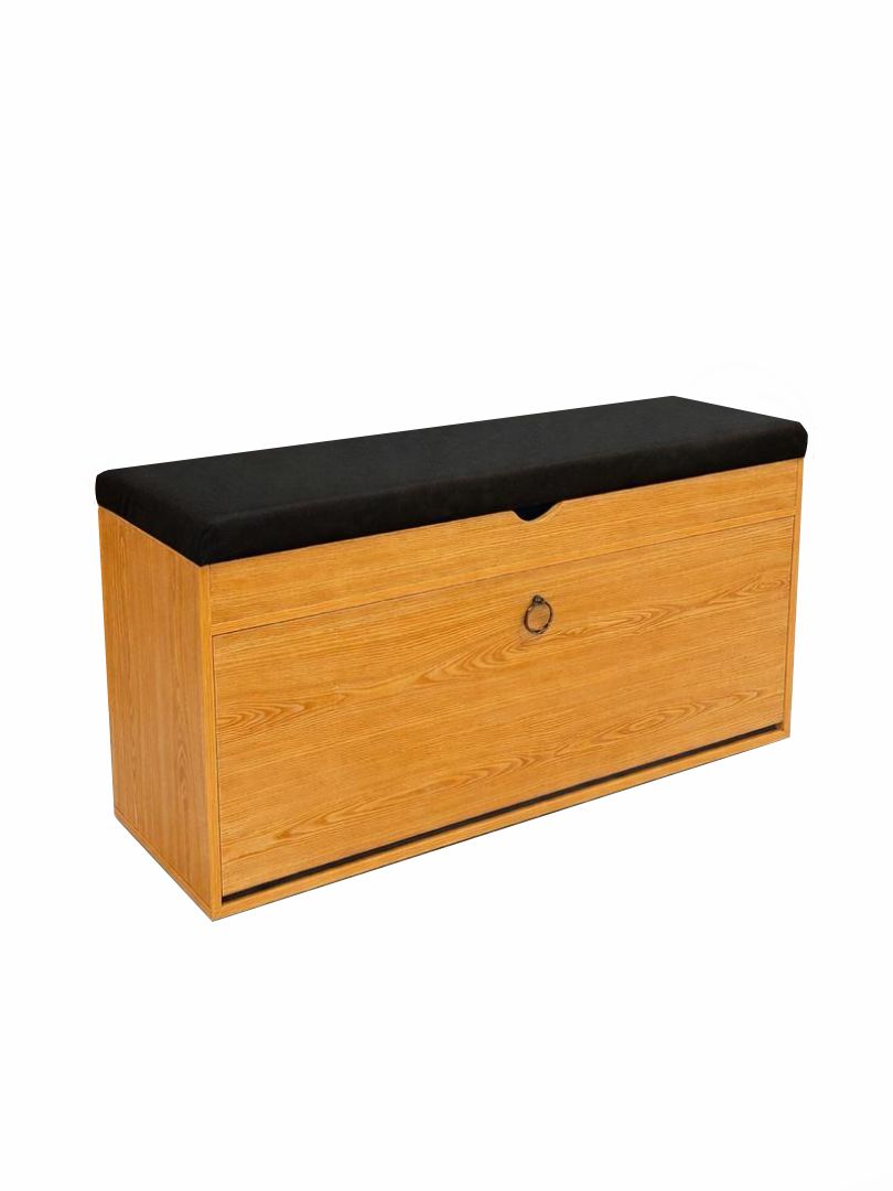 Sliding Shoe Rack with Sitting Space - Image 4