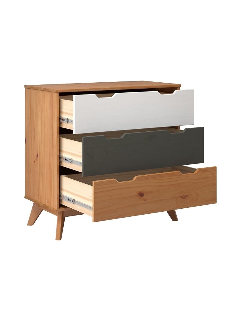 Modern Handle-less Design 3 Drawers Chester - Image 5