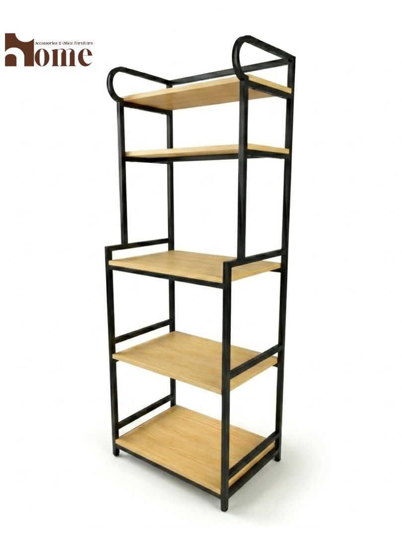 5-Shelf Kitchen Bakers Rack | Space Saving Free Standing Microwave Oven Stand - Image 3