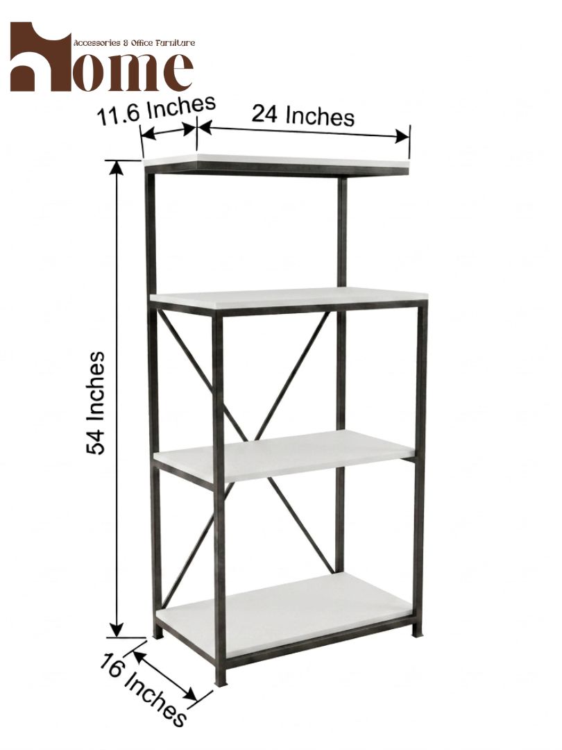 3 & Half Shelf Modern Design Kitchen Rack | Multipurpose Standing Microwave Oven Stand | Multi-Functional Spice Rack with Open Storage Shelves - Image 5