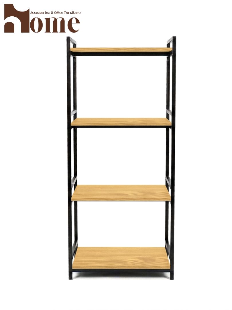 Modern 4-Tier Kitchen Rack | Multi-Purpose Standing Microwave Oven Stand | Spice Rack with Open Utility Storage Space - Image 7
