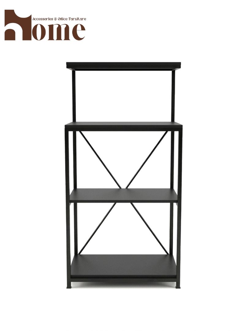 3 & Half Shelf Modern Design Kitchen Rack | Multipurpose Standing Microwave Oven Stand | Multi-Functional Spice Rack with Open Storage Shelves - Image 7