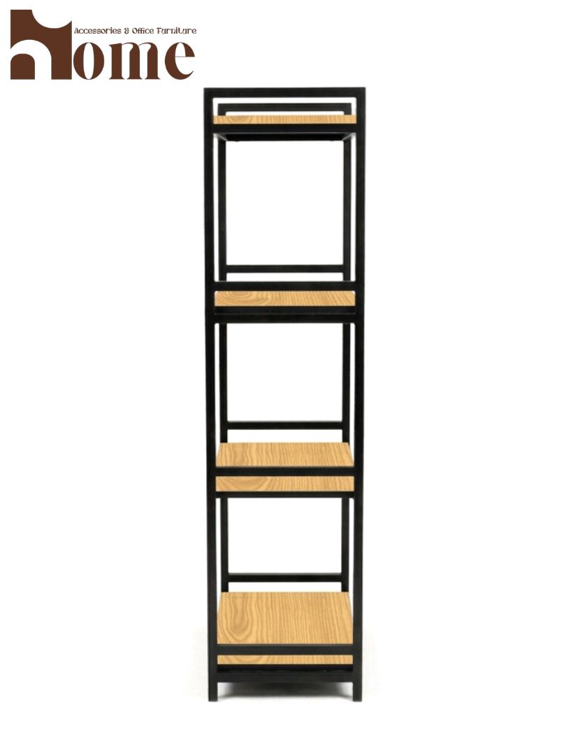 Modern 4-Tier Kitchen Rack | Multi-Purpose Standing Microwave Oven Stand | Spice Rack with Open Utility Storage Space - Image 9