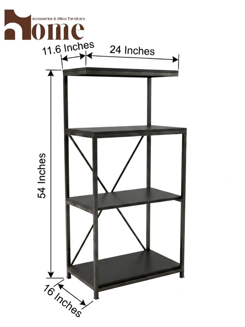 3 & Half Shelf Modern Design Kitchen Rack | Multipurpose Standing Microwave Oven Stand | Multi-Functional Spice Rack with Open Storage Shelves - Image 10