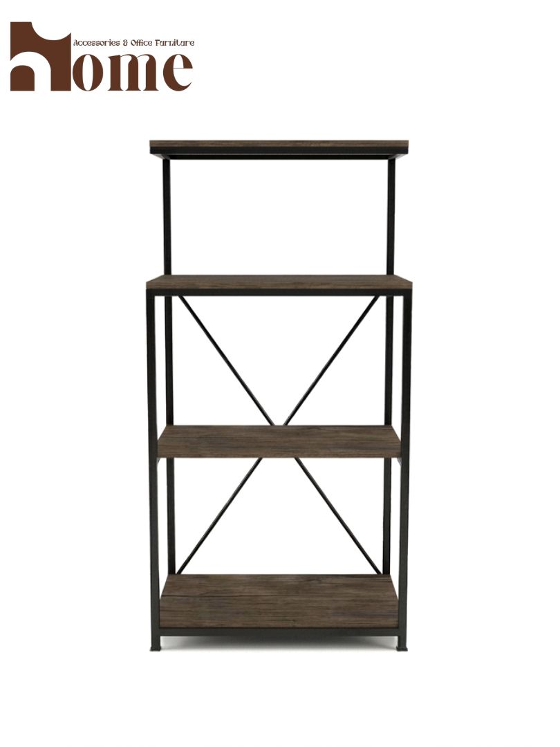 3 & Half Shelf Modern Design Kitchen Rack | Multipurpose Standing Microwave Oven Stand | Multi-Functional Spice Rack with Open Storage Shelves - Image 12