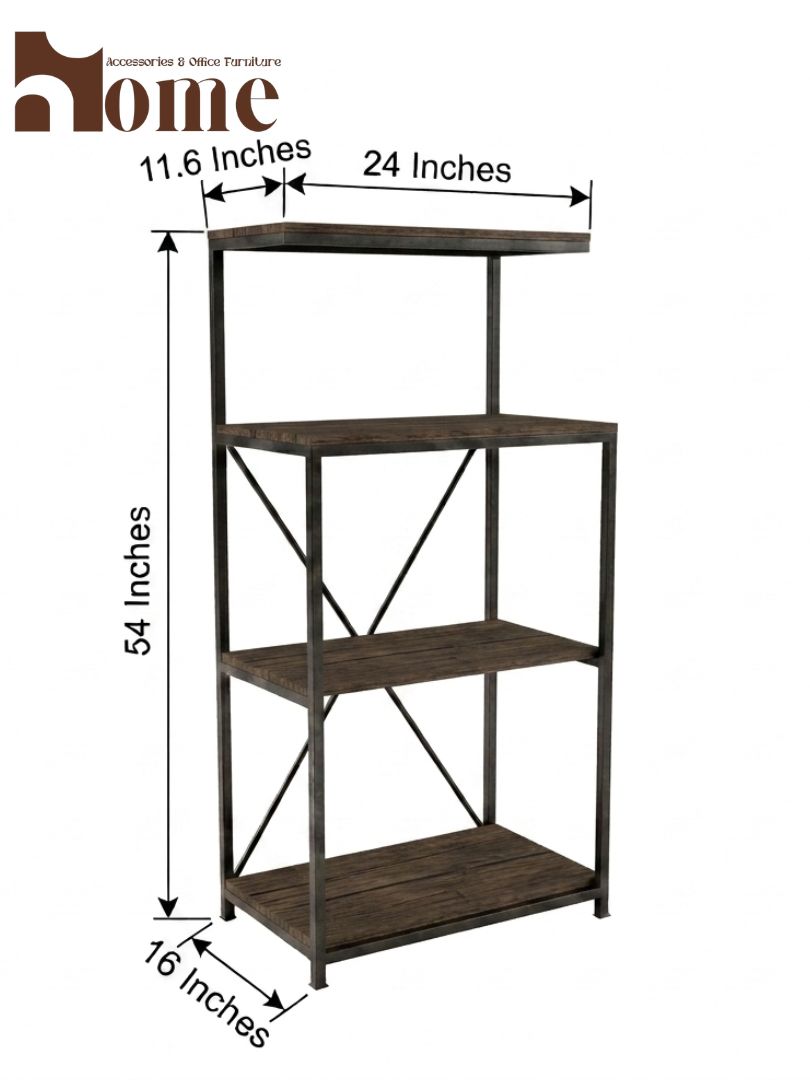 3 & Half Shelf Modern Design Kitchen Rack | Multipurpose Standing Microwave Oven Stand | Multi-Functional Spice Rack with Open Storage Shelves - Image 15