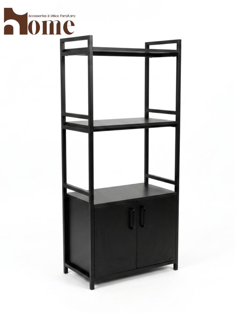 Modern 3-Tier Kitchen Rack with Storage Cabinet | Multi-Purpose Standing Microwave Oven Stand - Image 16