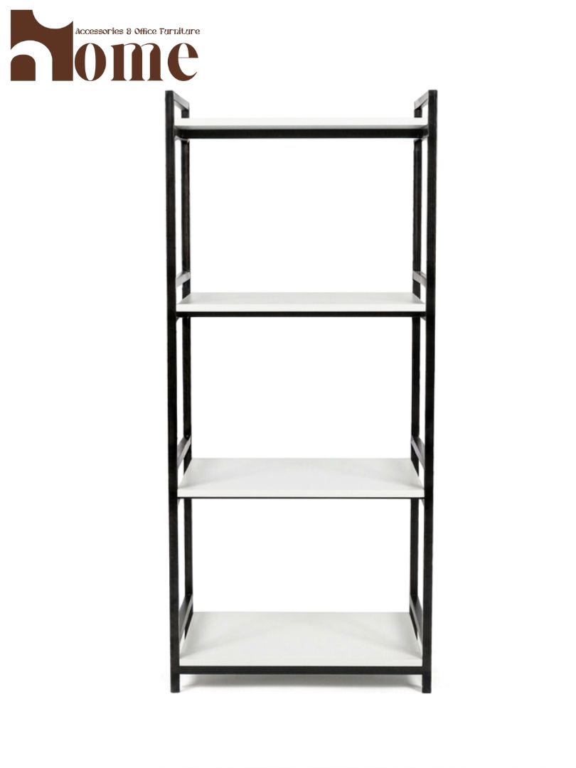 Modern 4-Tier Kitchen Rack | Multi-Purpose Standing Microwave Oven Stand | Spice Rack with Open Utility Storage Space - Image 17
