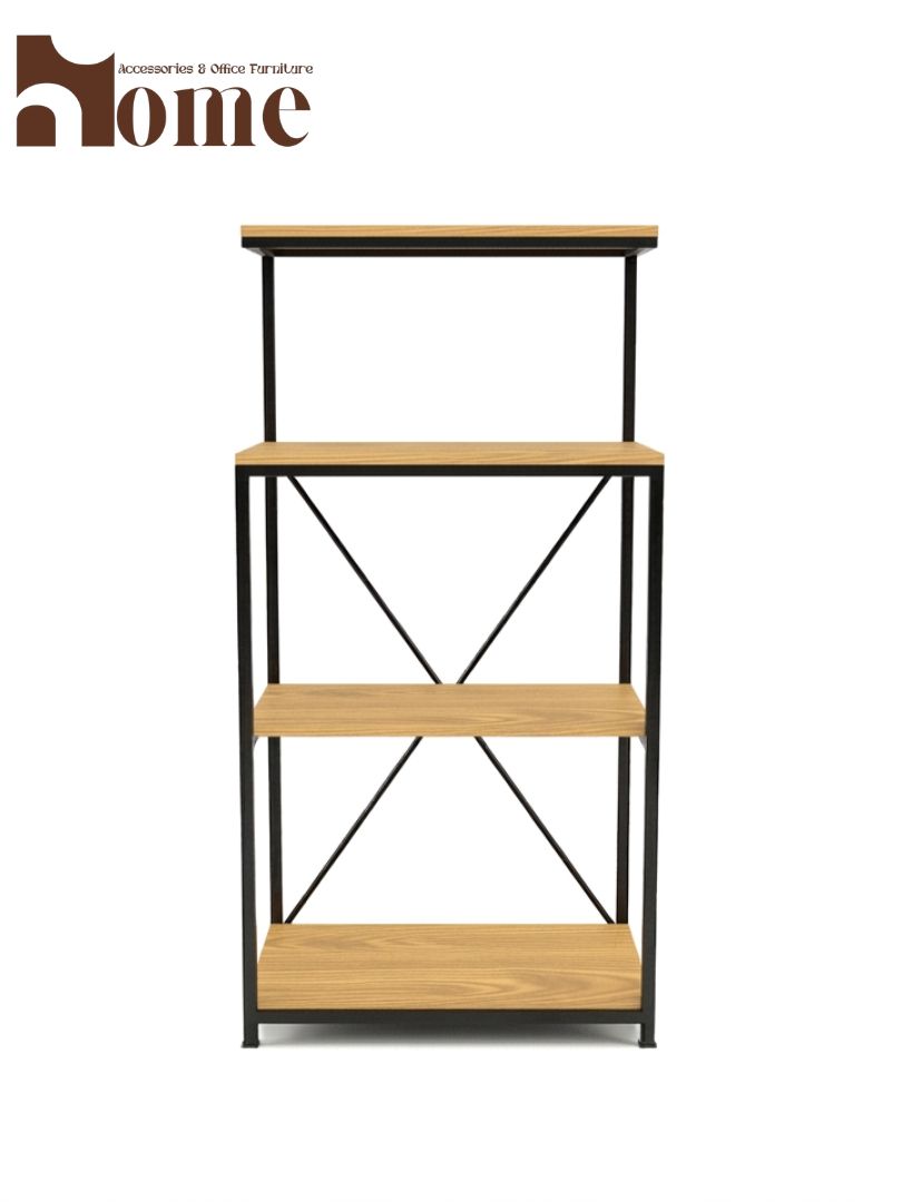 3 & Half Shelf Modern Design Kitchen Rack | Multipurpose Standing Microwave Oven Stand | Multi-Functional Spice Rack with Open Storage Shelves - Image 17