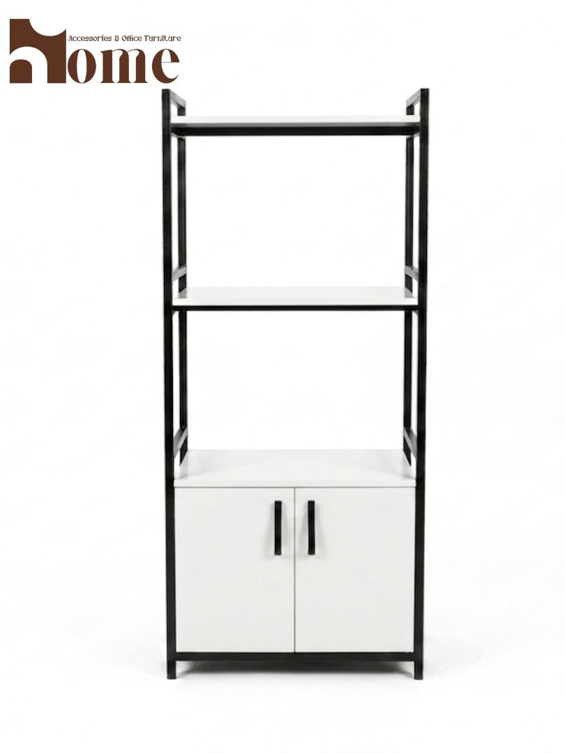 Modern 3-Tier Kitchen Rack with Storage Cabinet | Multi-Purpose Standing Microwave Oven Stand - Image 20