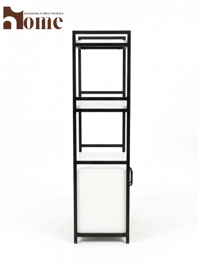 Modern 3-Tier Kitchen Rack with Storage Cabinet | Multi-Purpose Standing Microwave Oven Stand - Image 23
