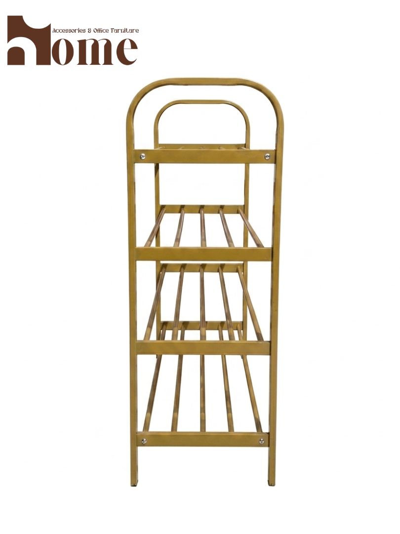 4-Tier Metal Shoe Rack | Heavy-Duty Space Saving Shoe Organizer - Image 15