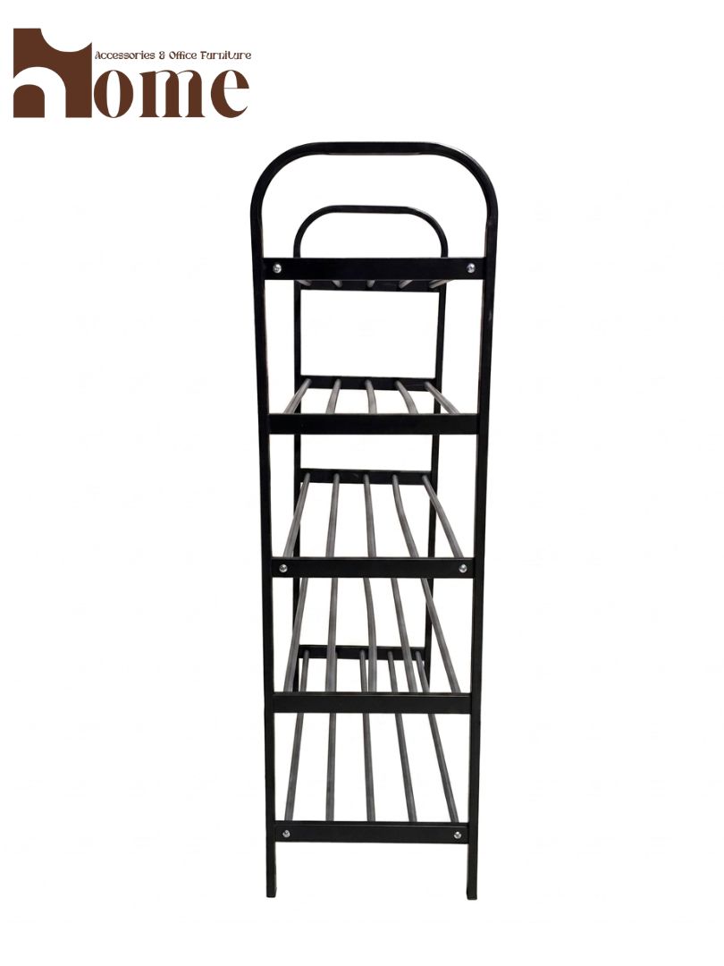 5-Tier Metal Shoe Rack | Heavy-Duty Space Saving Shoe Organizer - Image 14
