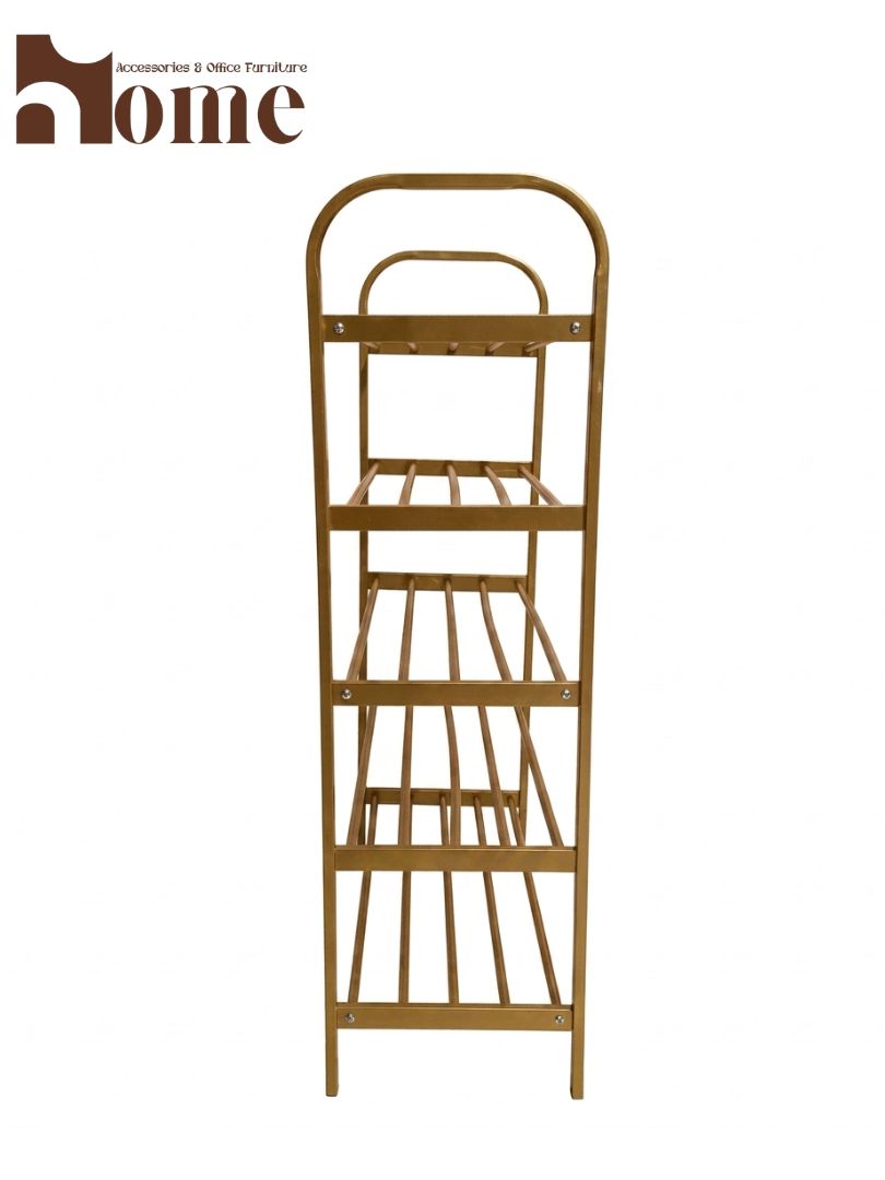 5-Tier Metal Shoe Rack | Heavy-Duty Space Saving Shoe Organizer - Image 4