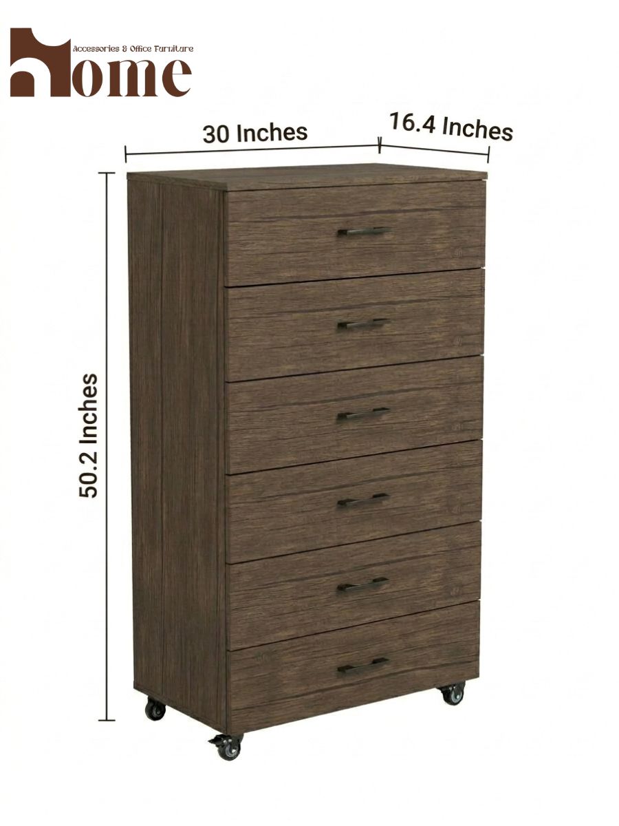 6 Drawers Wooden Chester - Image 4