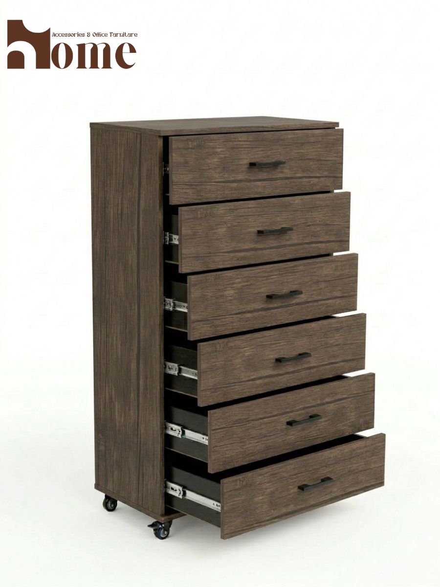 6 Drawers Wooden Chester - Image 5