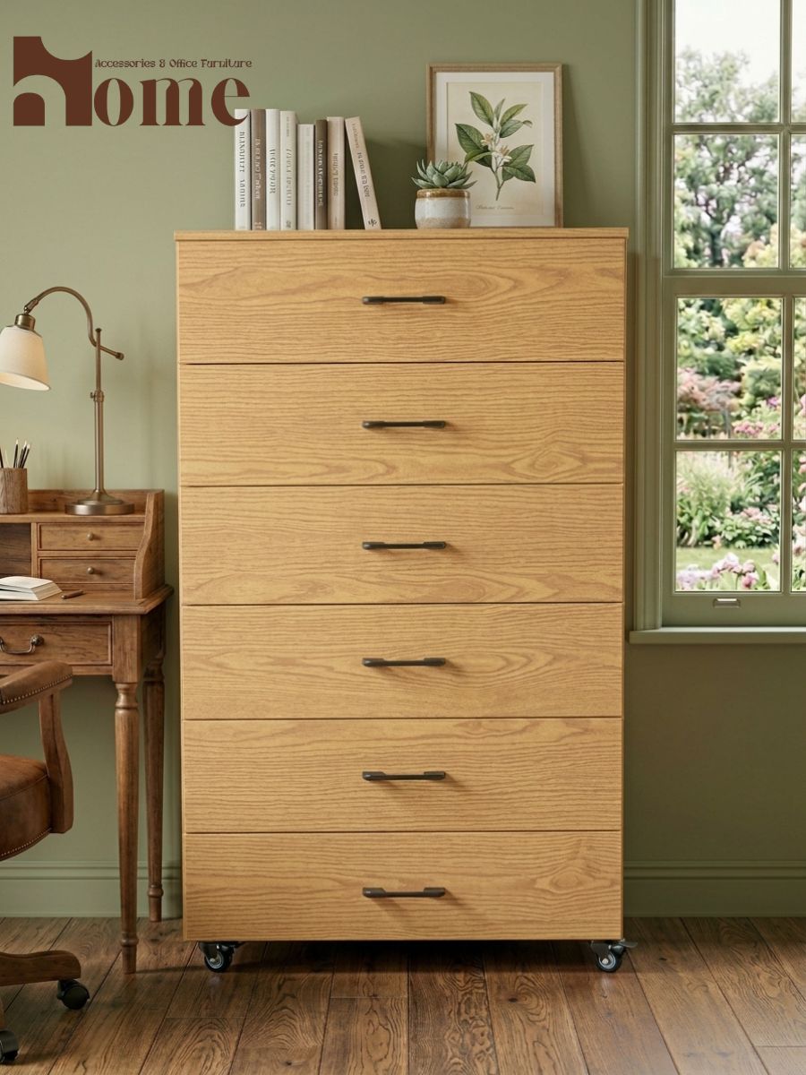 6 Drawers Wooden Chester - Image 8