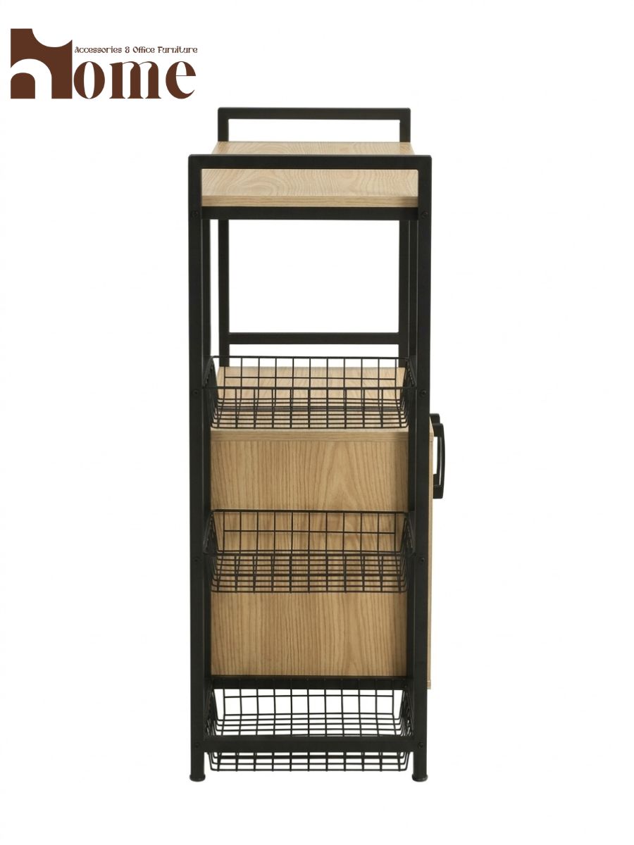Kitchen Cabinet Rack with Baskets - Image 12
