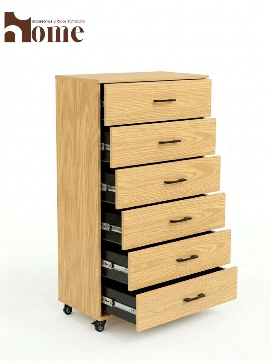 6 Drawers Wooden Chester - Image 12