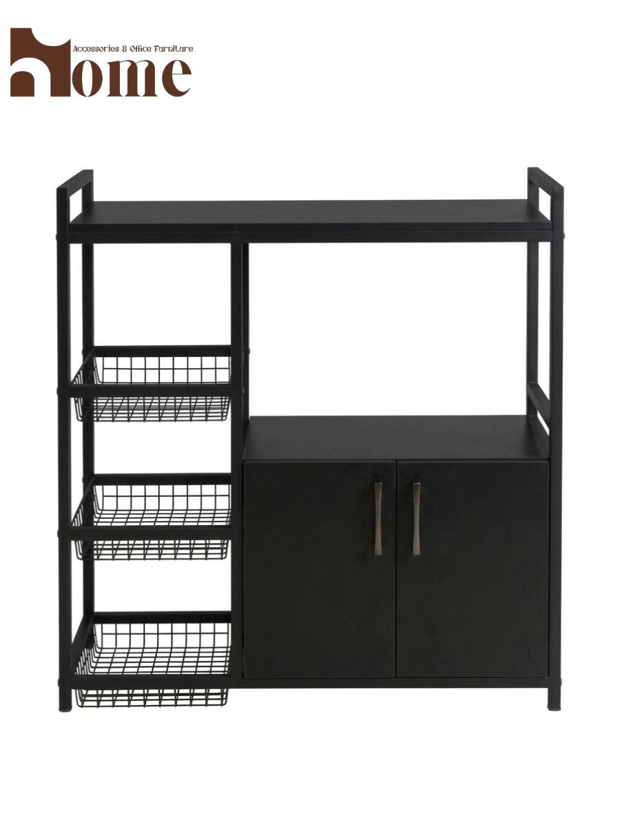 Kitchen Cabinet Rack with Baskets - Image 20