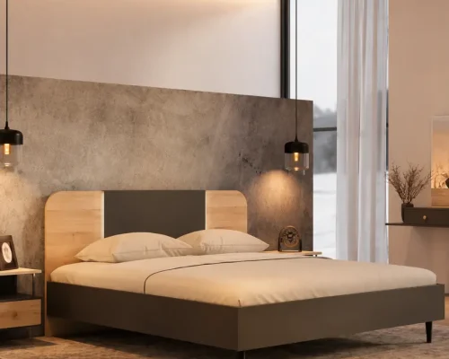 Vibrant King Size Bed Set